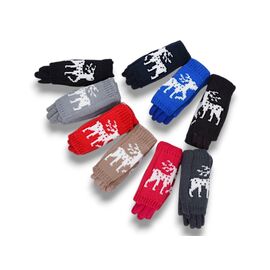 Фотография Перчатки детские на девочку 80-1 mix р.5-7 "KH clothes" недорого оптом от прямого поставщика