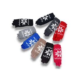 Фотография Перчатки детские на девочку 80-2 mix р.5-7 "KH clothes" недорого оптом от прямого поставщика