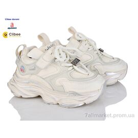 Кросівки дитячі модні Весна/осінь AD866516 beige (7 пар р.31-37) "Clibee-Doremi" недорого оптом від прямого постачальника