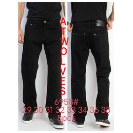 Фотография Джинсы мужские 6958 black р.29-38 "God Baron" недорого оптом от прямого поставщика