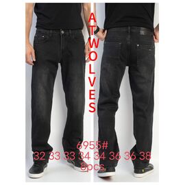 Фотография Джинсы мужские 6955 black р.32-38 "God Baron" недорого оптом от прямого поставщика