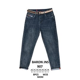 Фотография Джинсы мужские 907 blue р.30-38 "God Baron" недорого оптом от прямого поставщика