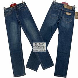 Фотография Джинсы мужские RS744DT-3 blue р.30-38 "God Baron" недорого оптом от прямого поставщика