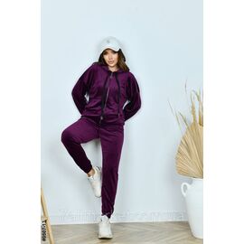 Спортивний костюм жіночий на блискавці велюр норма 42,44,46 (8кв) "NOWEMBER"