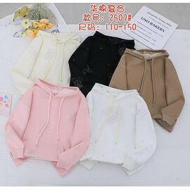 Фотография Худи детский на девочку 2507 milk р.5-9 "Фунтик" недорого оптом от прямого поставщика