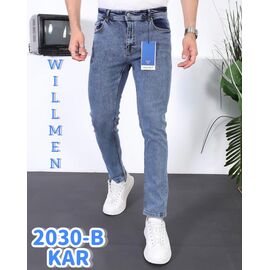 Фотография Джинсы мужские 2030-B blue р.29-36 "God Baron" недорого оптом от прямого поставщика