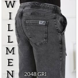 Фотография Джинсы мужские 2048 grey р.29-36 "God Baron" недорого оптом от прямого поставщика