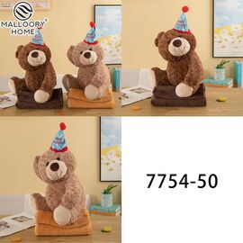 Фотография Детский плед на девочку 7754-50 р.120*160 "MALLOORY" недорого оптом от прямого поставщика