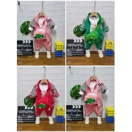 Костюм дитячий спортивний на дівчинку 1818 red р.1-3 "Фунтик" недорого оптом від прямого постачальника