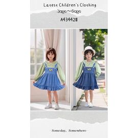 Плаття дитяче на дівчинку A43442 l.blue р.3-6 "Фунтик" недорого оптом від прямого постачальника