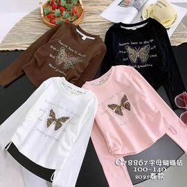 Фотография Свитер детский на девочку C78867 brown р.4-8 "Фунтик" недорого оптом от прямого поставщика