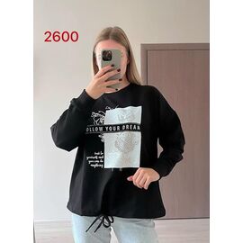 Фотография Свитер женский 2600 black р.46-52 "FSN" недорого оптом от прямого поставщика