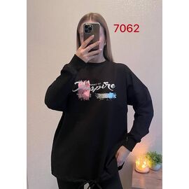 Фотография Свитер женский 7062 black р.46-52 "FSN" недорого оптом от прямого поставщика