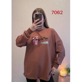 Фотография Свитер женский 7062 brown р.46-52 "FSN" недорого оптом от прямого поставщика