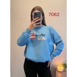 Светр жіночий 7062 l.blue р.46-52 "FSN" недорого оптом від прямого постачальника