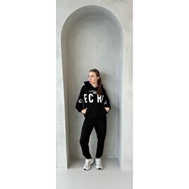 Костюм спортивний жіночий AZ0162 black р.S-XL "Annet" недорого оптом від прямого постачальника