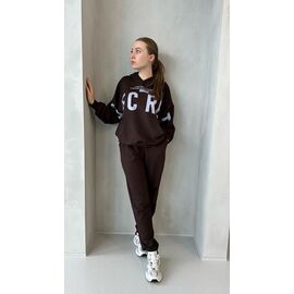 Костюм спортивний жіночий AZ0162 brown р.S-XL "Annet" недорого оптом від прямого постачальника