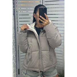 Куртка жіноча зимова AZ0163 beige р.M-XL "Annet" недорого оптом від прямого постачальника