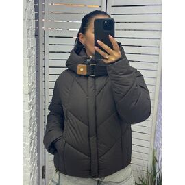 Куртка жіноча зимова AZ0164 brown р.M-XL "Annet" недорого оптом від прямого постачальника