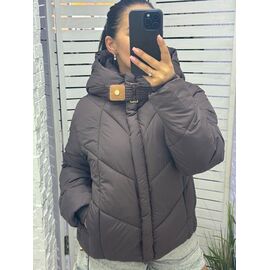 Куртка жіноча зимова AZ0164 l.brown р.M-XL "Annet" недорого оптом від прямого постачальника