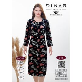 Халат жіночий DO9006-18 black р.2XL-5XL "Annet" недорого оптом від прямого постачальника