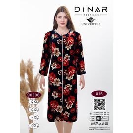 Халат жіночий DO9006-16 red р.2XL-5XL "Annet" недорого оптом від прямого постачальника