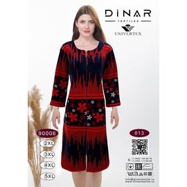 Халат жіночий DO9006-13 red р.2XL-5XL "Annet" недорого оптом від прямого постачальника