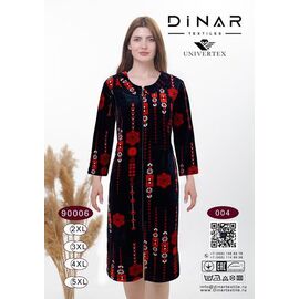 Халат жіночий DO9006-4 red р.2XL-5XL "Annet" недорого оптом від прямого постачальника