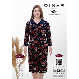 Халат жіночий DO9007-1 navy р.6XL-9XL "Annet" недорого оптом від прямого постачальника
