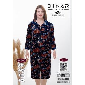 Халат жіночий DO9007-11 navy р.6XL-9XL "Annet" недорого оптом від прямого постачальника