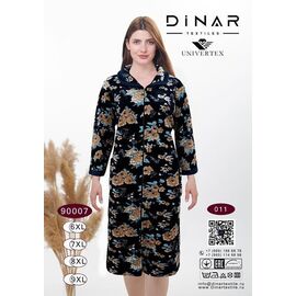 Халат жіночий DO9007-11-1 navy р.6XL-9XL "Annet" недорого оптом від прямого постачальника