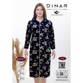 Халат жіночий DO9007-2 navy р.6XL-9XL "Annet" недорого оптом від прямого постачальника
