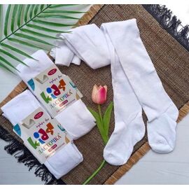 Фотография Колготы детские на девочку HK-T016 white р.92-164 "Annet" недорого оптом от прямого поставщика