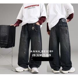 Фотография Джинсы детские на мальчика 25650 navy р.30-34 "Delfinka" недорого оптом от прямого поставщика