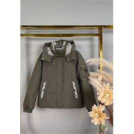 Куртка дитяча демісезонна на хлопчика 5870 khaki р.140-164 "Delfinka" недорого оптом від прямого постачальника