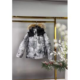 Курка дитяча зимова на хлопчика A607 grey р.107-128 "Delfinka" недорого оптом від прямого постачальника