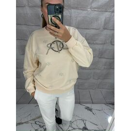 Фотография Свитер женский 5507 beige р.S-L "Karon" недорого оптом от прямого поставщика