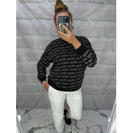 Фотография Свитер женский 5526 black р.S-L "Karon" недорого оптом от прямого поставщика