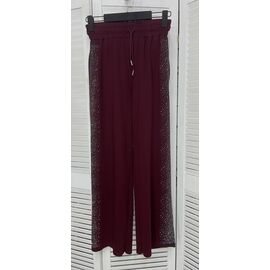 Фотография Штаны спортивные женские 7164 wine р.S-L "Karon" недорого оптом от прямого поставщика
