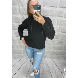 Фотография Свитер женский 8295 black р.one size "Karon" недорого оптом от прямого поставщика