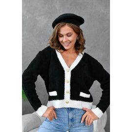 Фотография Кофта женская 8316 black р.one size "Karon" недорого оптом от прямого поставщика