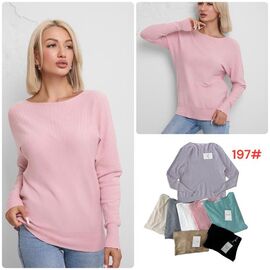 Фотография Свитер женский 197 mix р.48-54 "Katty" недорого оптом от прямого поставщика