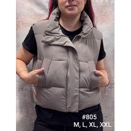 Жилетка жіноча 805 d.grey р.M-2XL "Kosta" недорого оптом від прямого постачальника