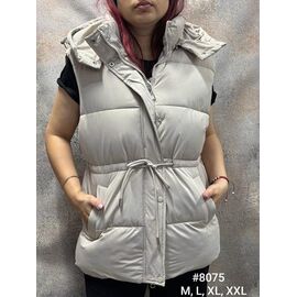 Жилетка жіноча 8075 l.grey р.M-2XL "Kosta" недорого оптом від прямого постачальника