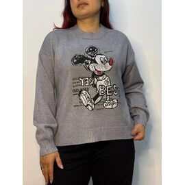 Светр жіночий 911 grey р.42-48 "Kosta" недорого оптом від прямого постачальника