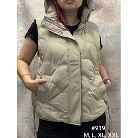 Жилетка жіноча 919 beige р.M-2XL "Kosta" недорого оптом від прямого постачальника
