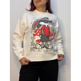 Светр жіночий 919 white р.42-48 "Kosta" недорого оптом від прямого постачальника