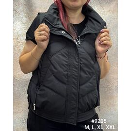 Жилетка жіноча 9205 black р.M-2XL "Kosta" недорого оптом від прямого постачальника
