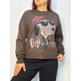 Светр жіночий 923 brown р.42-48 "Kosta" недорого оптом від прямого постачальника