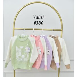 Светер Дитячий на дівчинку 380 mint р.110-150 "Yalisi" недорого оптом від прямого постачальника